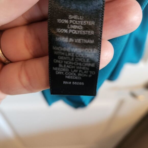 EXPRESS Teal Green Strappy Tank - Picture 4 of 4